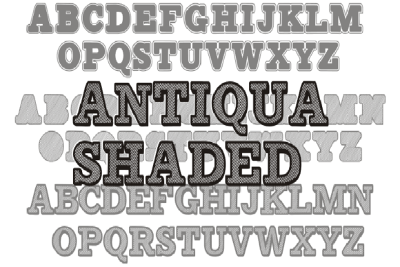 Antiqua Shaded: A Unique Display Font for Creative Projects