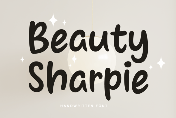 Beauty Sharpie: A Lovely Display Font for Heartfelt Designs