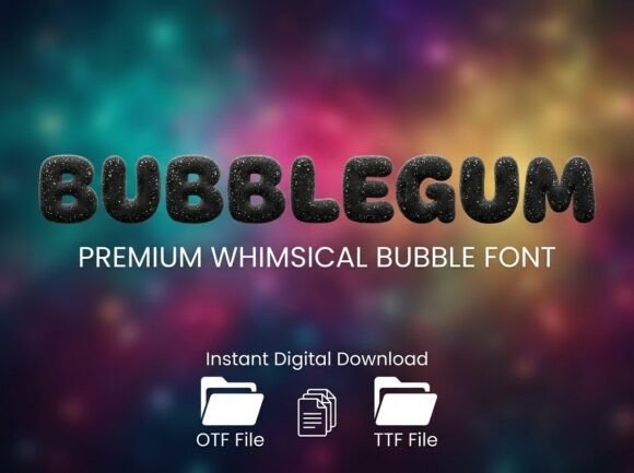 Bubblegum: Bold, Whimsical Display Typography