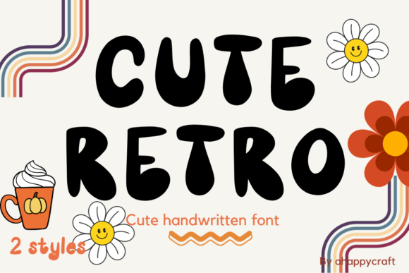 Cute Retro Font: Charming Design for Creative Projects