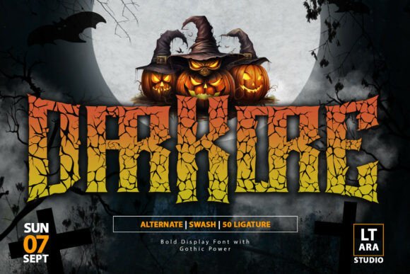 Darkore: The Gothic Display Font for Bold Designers