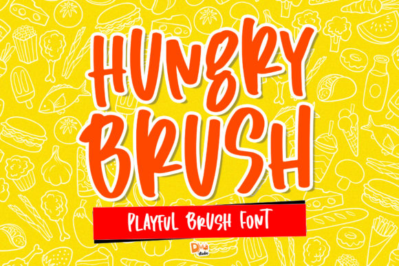 Discover the Playful Charm of Hungry Brush Typeface