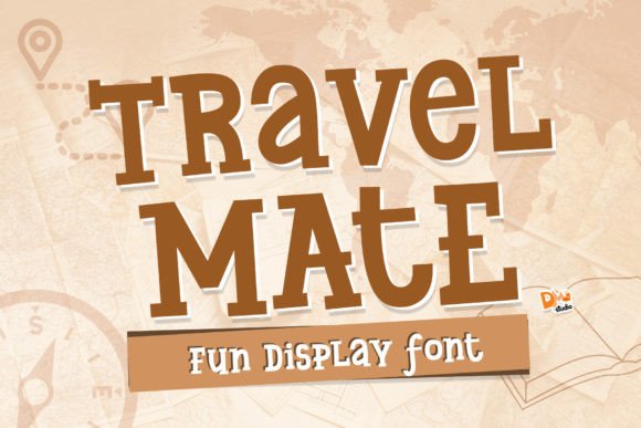 Discover the Playful Charm of Travel Mate Font