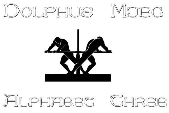 Dolphus Mieg Alphabet Three: Vintage Display Font