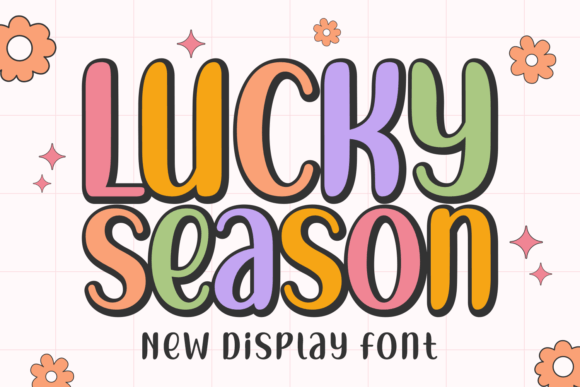 Lucky Season: A Charming Display Font for Creative Projects