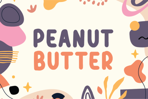 Peanut Butter: A Unique Display Font for Creative Projects