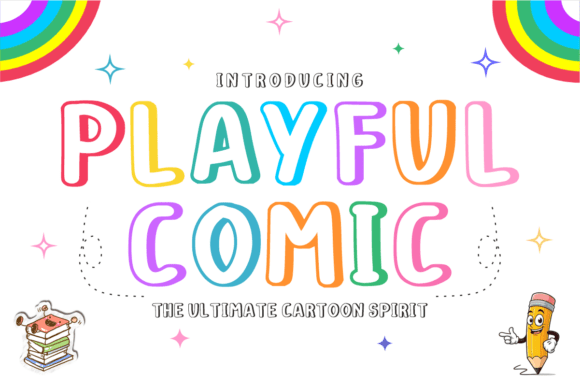 Playful Comic: The Ultimate Cartoon Display Font