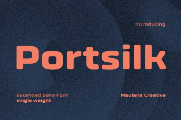 Portsilk: A Modern Display Font for Striking Designs