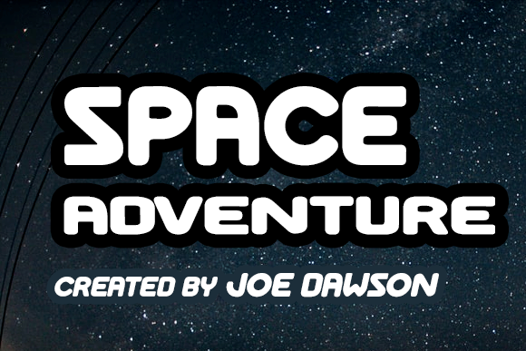 Space Adventure Font: A Futuristic Display Typeface
