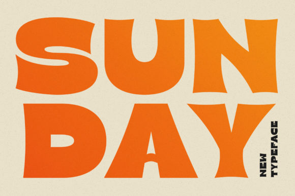 Sunday: A Cool and Bold Display Font for Modern Design