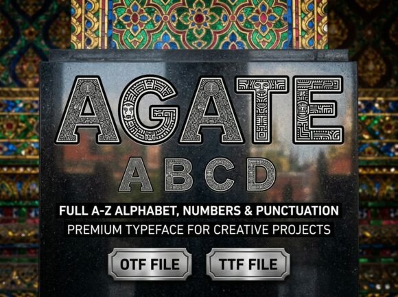 Unearth Ancient Mysteries with the Agate Typeface