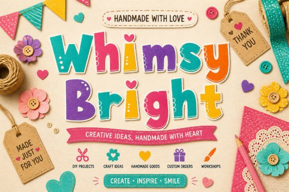 Whimsy Bright: A Playful Font for Joyful Design